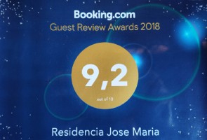 Reconocimiento Booking 2018 Residencia José María